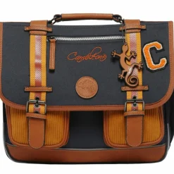 Caméléon Cartable A4 maternelle Mustard Badges (35 cm)