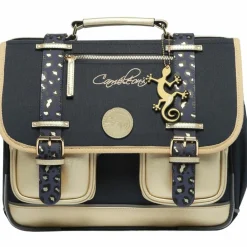 Caméléon Cartable A4 maternelle Navy Gold Leopard (35 cm)