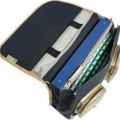 Caméléon Cartable A4 maternelle Navy Gold Leopard (35 cm)