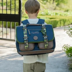 Online Cartable A4 primaire Grey Camouflage (38 cm) Cartable Primaire