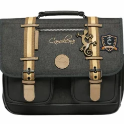 New Cartable A4 primaire Grey Badges (38 cm) Cartable Primaire