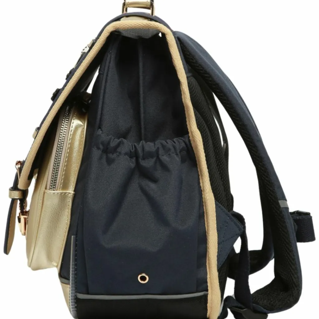 Caméléon Cartable A4 primaire Navy Gold Leopard (38 cm)