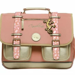 Caméléon Cartable A4 primaire Pink Gold Leopard (38 cm)