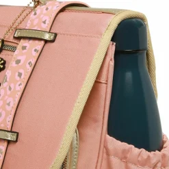 Caméléon Cartable A4 primaire Pink Gold Leopard (38 cm)