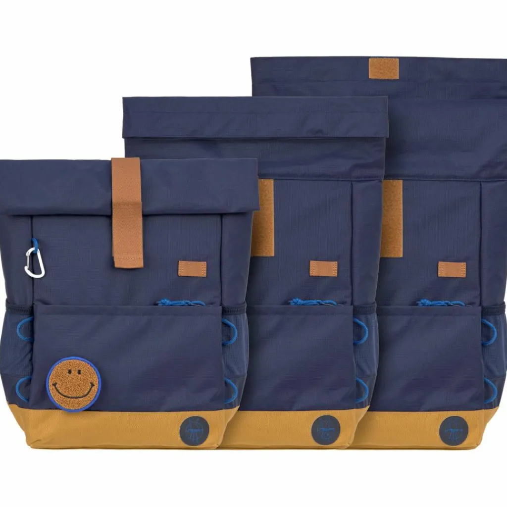 Enfant Lässig Cartable CP Rolltop Little Gang Bleu marine