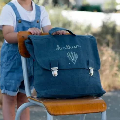 Hot Cartable maternelle 33 cm bleu pétrole (personnalisable) Cartable Maternelle