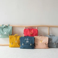 Hot Cartable maternelle 33 cm bleu pétrole (personnalisable) Cartable Maternelle