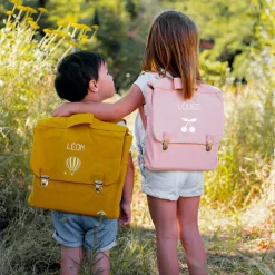 Clearance Cartable maternelle 33 cm jaune moutarde (personnalisable) Cartable Maternelle