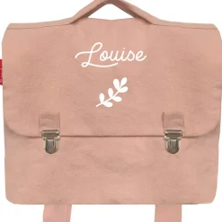 Outlet Cartable maternelle 33 cm rose poudré (personnalisable) Cartable Maternelle