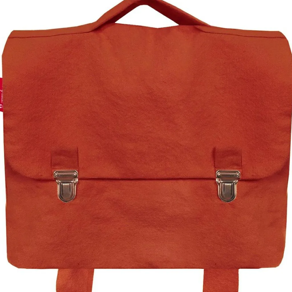 Les Griottes Cartable maternelle 33 cm terracotta (personnalisable)