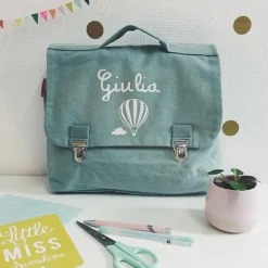 New Cartable maternelle 33 cm vert amande (personnalisable) Cartable Maternelle