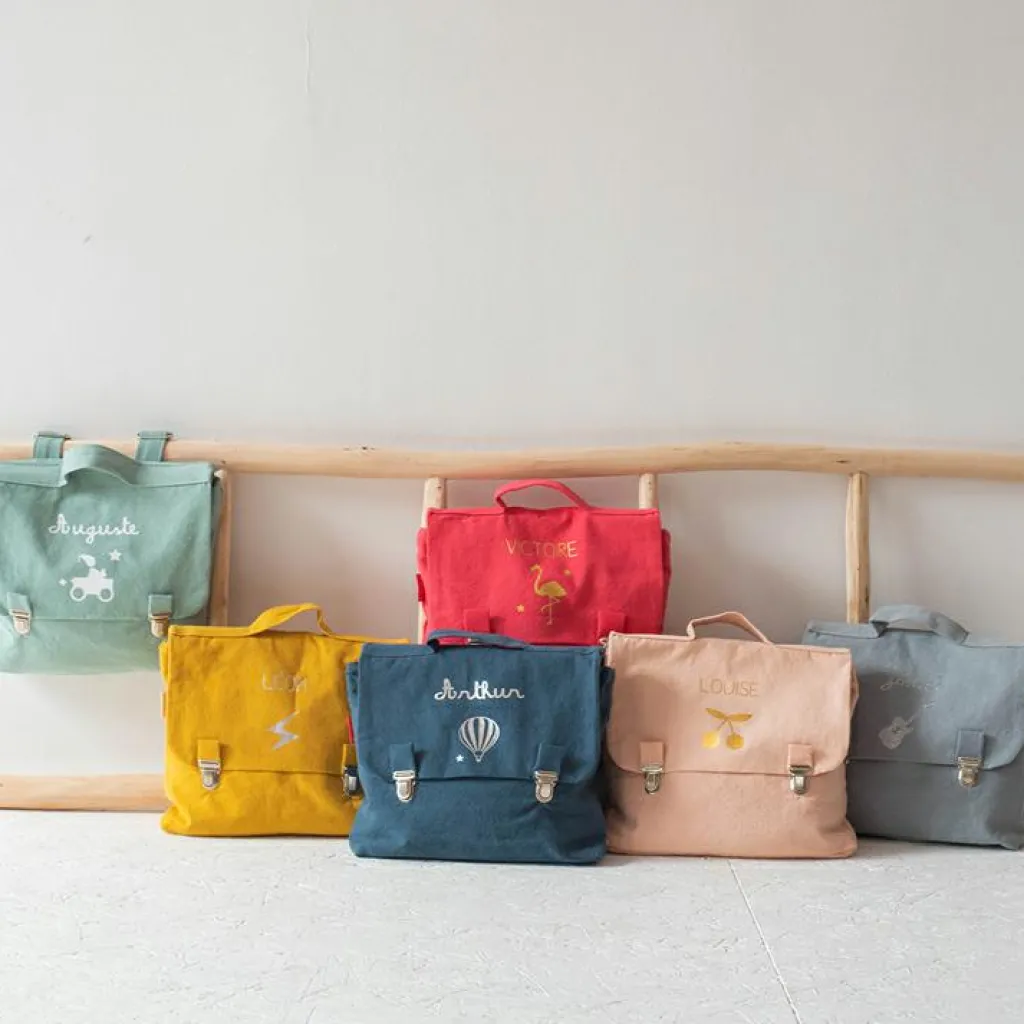 New Cartable maternelle 33 cm vert amande (personnalisable) Cartable Maternelle