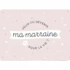 Discount Carte demande Veux-tu devenir ma marraine Cadeaux Parrain / Marraine