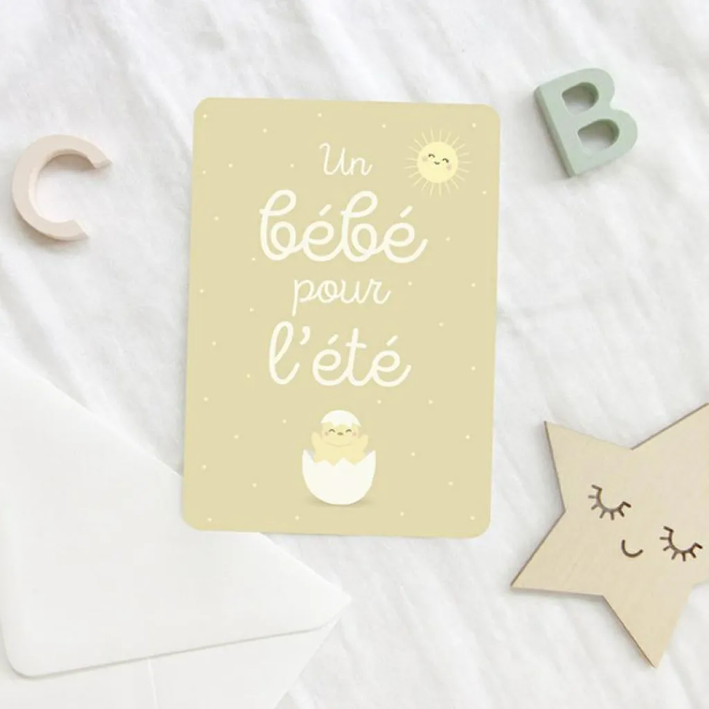 Zü Carte Un bébé pour l'été