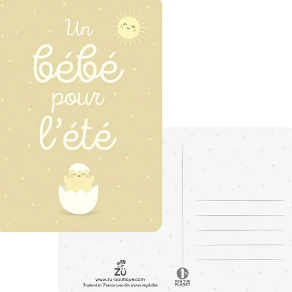 Zü Carte Un bébé pour l'été