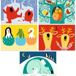 Djeco Cartes à gratter pour les petits Animaux à découvrir