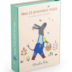 Moulin Roty Cartes Mes 12 premiers mois Pomme des Bois