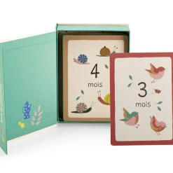 Moulin Roty Cartes Mes 12 premiers mois Pomme des Bois