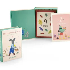 Moulin Roty Cartes Mes 12 premiers mois Pomme des Bois