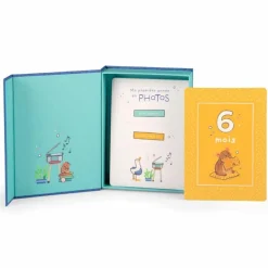 Clearance Cartes Mes 12 premiers mois Puce et Pilou Cartes Étapes De Bébé