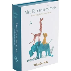 Cartes Mes 12 premiers mois Sous mon Baobab Cartes Étapes De Bébé