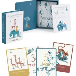 Cartes Mes 12 premiers mois Sous mon Baobab Cartes Étapes De Bébé