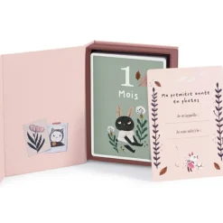 Moulin Roty Cartes étapes Mes 12 premiers mois Après la pluie (30 cartes)