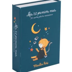 Discount Cartes étapes Mes 12 premiers mois Mes Moustaches (30 cartes) Cartes Étapes De Bébé