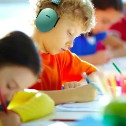 Alecto Casque anti bruit pour bébés et enfants vert