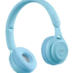 Lalarma Casque audio enfant sans fil Bleu Pastel