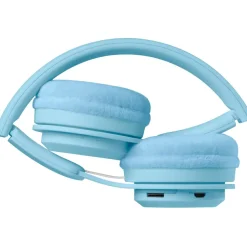 Lalarma Casque audio enfant sans fil Bleu Pastel