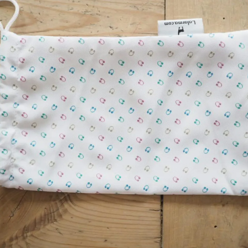 Lalarma Casque audio enfant sans fil Bleu Pastel