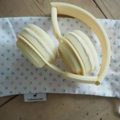 Online Casque audio enfant sans fil Jaune Pastel Conteuse