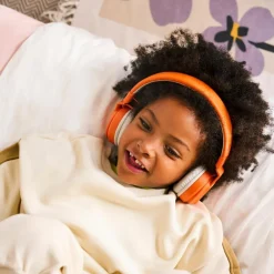 Hot Casque audio sans fil orange Conteuse