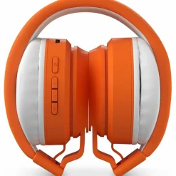 Hot Casque audio sans fil orange Conteuse