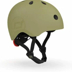 Enfant Scoot and ride Casque Olive S (51-55 cm)
