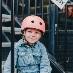 Enfant Scoot and ride Casque Peach S (51-55 cm)