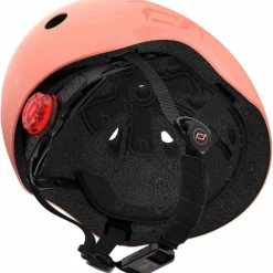 Enfant Scoot and ride Casque Peach S (51-55 cm)
