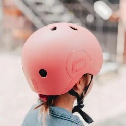 Enfant Scoot and ride Casque Peach S (51-55 cm)