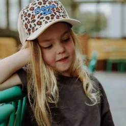 Hello Hossy Casquette Léopard Dreamers Club Bleu (2-5 ans)