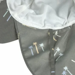 Lässig Casquette protège nuque anti-UV Palmiers olive foncé (19-36 mois)