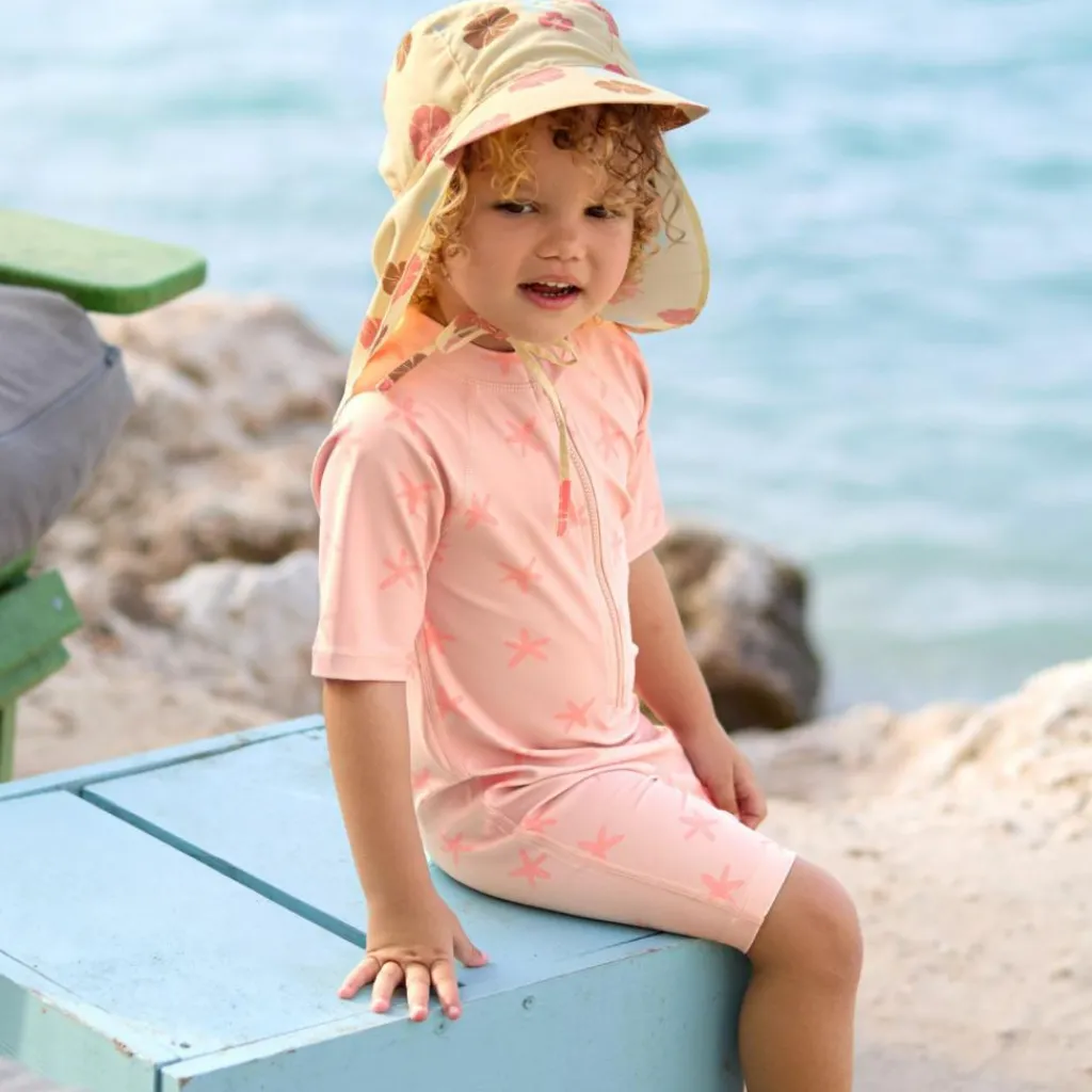 Best Casquette protège nuque anti-UV Fleurs vanille (19-36 mois) Chapeau / Casquette