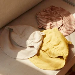 Best Casquette protège nuque en lin Gorm Sandy (6-9 mois) Chapeau / Casquette