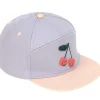 Lässig Casquette visière plate Cerise lilas-pêche (1-2 ans)