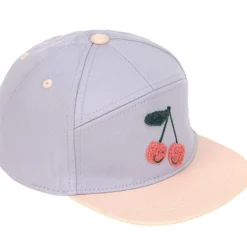 Lässig Casquette visière plate Cerise lilas-pêche (1-2 ans)