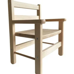 Combelle Chaise avec accoudoirs Juliette vernis naturel