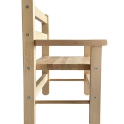 Combelle Chaise avec accoudoirs Juliette vernis naturel