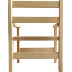 Combelle Chaise avec accoudoirs Juliette vernis naturel