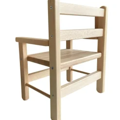 Combelle Chaise avec accoudoirs Juliette vernis naturel