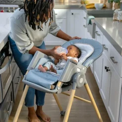 Ingenuity Chaise haute deluxe 7 en 1 Chambray